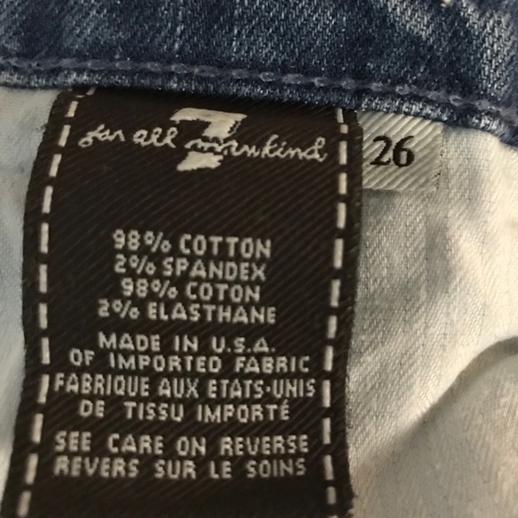 7 Seven For All Mankind Womens Roxanne Sz 26 Jeans - Picture 7 of 7